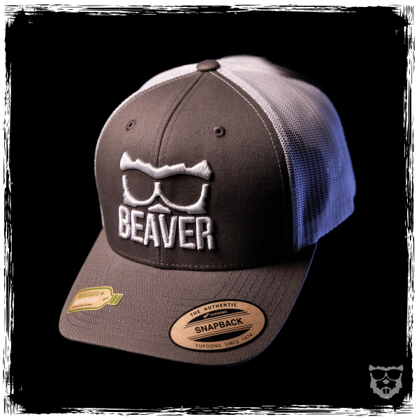 BEAVER Trucker Snapback Cap 'gray'